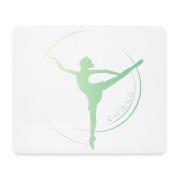 Nathalie Tanz Shirt - Mousepad (Querformat) - Weiß - Vorne