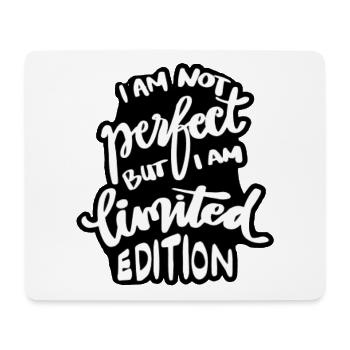 Ich bin nicht perfekt, aber eine limitierte Auflage # - Mousepad (Querformat) - Weiß - Vorne