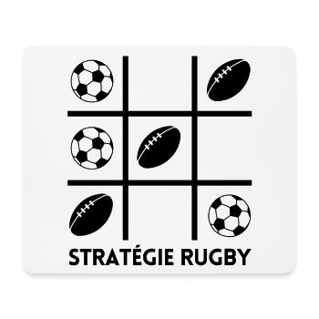 rugby, rugby sport, rugby humor - Mouse Pad (horizontal) - white - Front