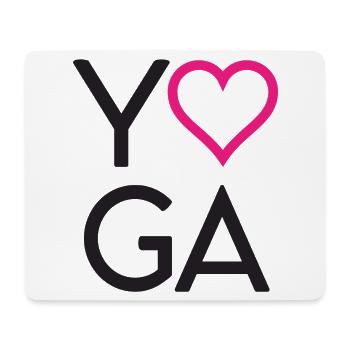 Joga - Mousepad (Querformat) - Weiß - Vorne