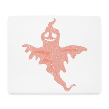 Fantôme d’Halloween - Tapis de souris (format paysage) - blanc - Devant
