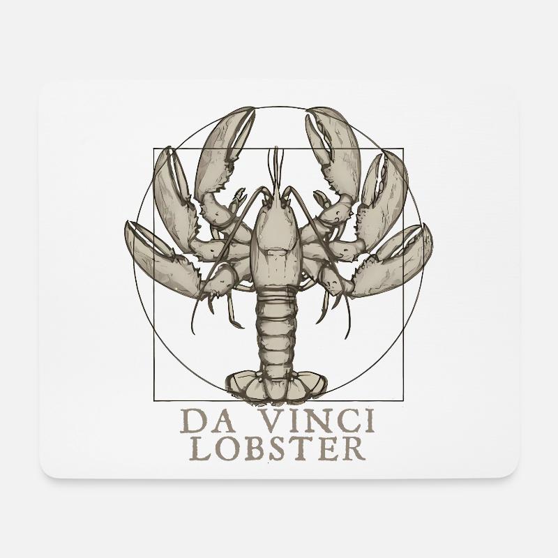 Da Vincis Hummer - Mousepad (Querformat) - Weiß