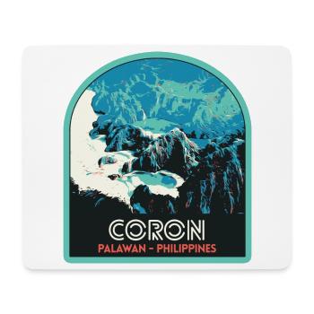Tropical Paradise: Coron Coast, Palawan - Mouse Pad (horizontal) - white - Front