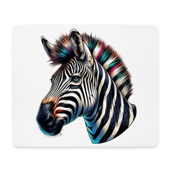 Zebra - Mousepad (Querformat) - Weiß - Vorne