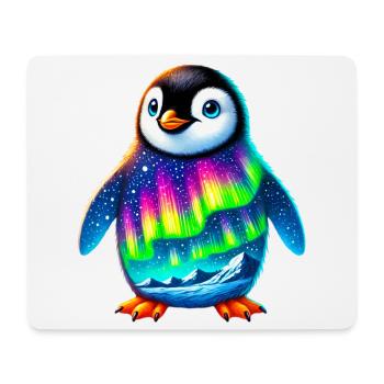 Pingouin - Tapis de souris (format paysage) - blanc - Devant