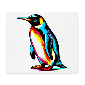 Pingouin - Tapis de souris (format paysage) - blanc - Devant
