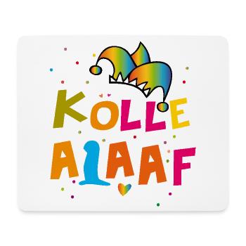 Carnaval de Kölle Alaaf - Tapis de souris (format paysage) - blanc - Devant