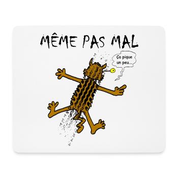 Le chat et ses neuf vies - Tapis de souris (format paysage) - blanc - Devant