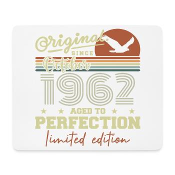 1962 Oktober 1962 Geburtstag Oktober 1962 - Mousepad (Querformat) - Weiß - Vorne