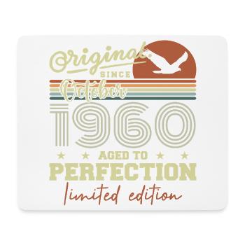1960 Oktober 1960 Jubiläum Oktober 1960 - Mousepad (Querformat) - Weiß - Vorne