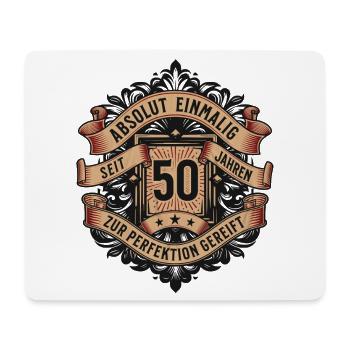 50th Birthday Gift 50th Anniversary Saying - Mouse Pad (horizontal) - white - Front