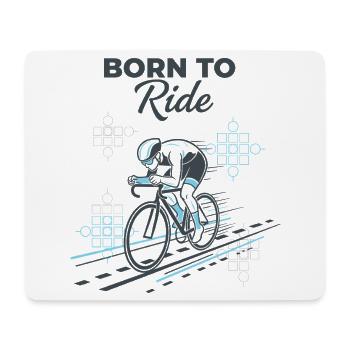 Born to Ride - Mousepad (Querformat) - Weiß - Vorne