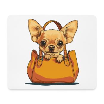 Chihuahua dans le sucre de poche - Tapis de souris (format paysage) - blanc - Devant