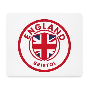 England Bristol Shield Logo - Mouse Pad (horizontal) - white - Front