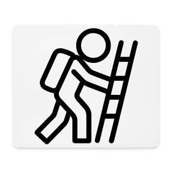 Evakuierung - Mousepad (Querformat) - Weiß - Vorne