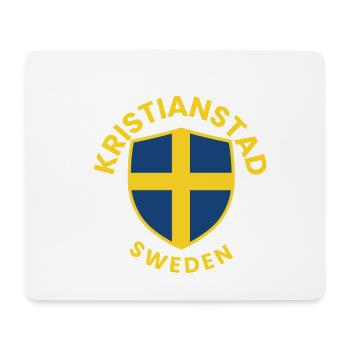 Kristianstad Shield Sweden - Mouse Pad (horizontal) - white - Front