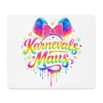 Carnival Mouse Costume Funny Carnival Party - Mouse Pad (horizontal) - white - Front