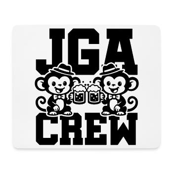 Jga Crew Junggesellenabschied Affe - Mousepad (Querformat) - Weiß - Vorne