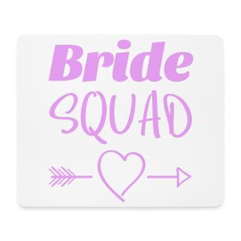 Bride Squad Heart Arrows Design - Mouse Pad (horizontal) - white - Front