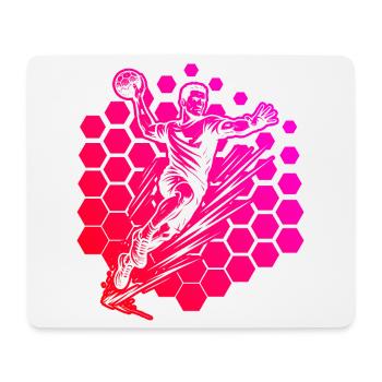 Handball Love Claire Recherche pour Handball pour hommes - Tapis de souris (format paysage) - blanc - Devant
