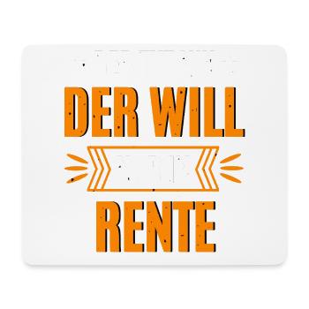 Pyro In Rente - Mousepad (Querformat) - Weiß - Vorne