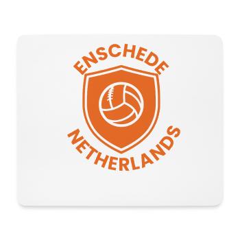 Enschede Volleyshield - Mousepad (Querformat) - Weiß - Vorne