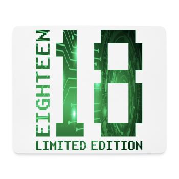 18th Birthday Gamer Limited Edition - Mouse Pad (horizontal) - white - Front
