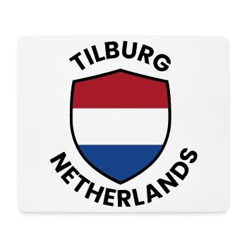 Bouclier de Tilburg, Pays-Bas - Tapis de souris (format paysage) - blanc - Devant