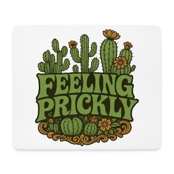Cactus Pride: Feeling Prickly - Mouse Pad (horizontal) - white - Front
