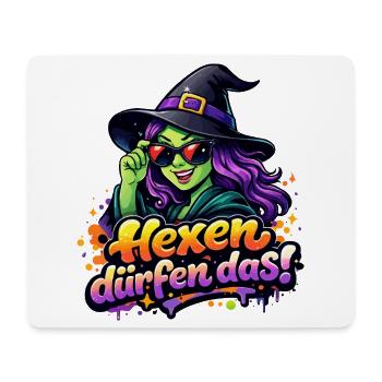 hexe-cool - Mousepad (Querformat) - Weiß - Vorne