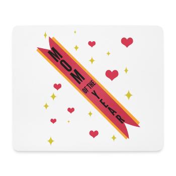 Mom of the Year Ribbon - Mouse Pad (horizontal) - white - Front