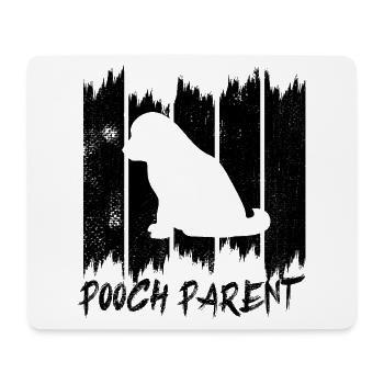 Parent chien - Tapis de souris (format paysage) - blanc - Devant