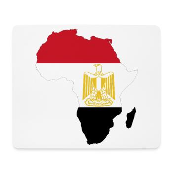 Ägypten_Flagge_Afrika - Mousepad (Querformat) - Weiß - Vorne