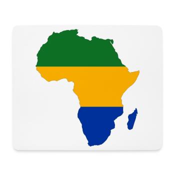 Gabon_Flagge_Afrika - Mouse Pad (horizontal) - white - Front