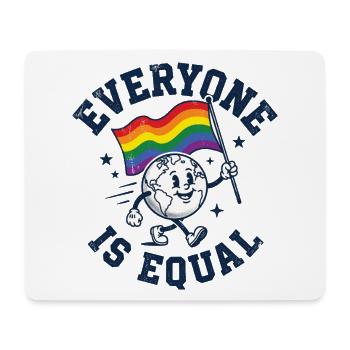 LGBTQ Pride Month - Everyone is Equal - Mouse Pad (horizontal) - white - Front