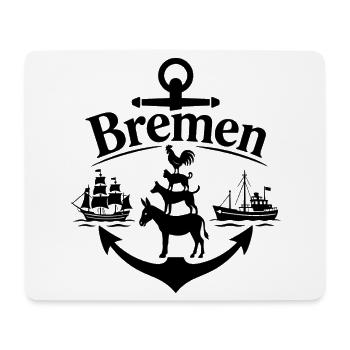Bremen - Mousepad (Querformat) - Weiß - Vorne