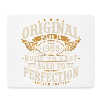 Cadeau d’anniversaire vintage original de 1966 - Tapis de souris (format paysage) - blanc - Devant