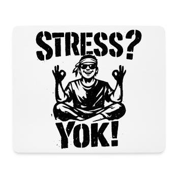 Stress? Yok! | Türkisches Stencil Streetwear Desig - Mousepad (Querformat) - Weiß - Vorne