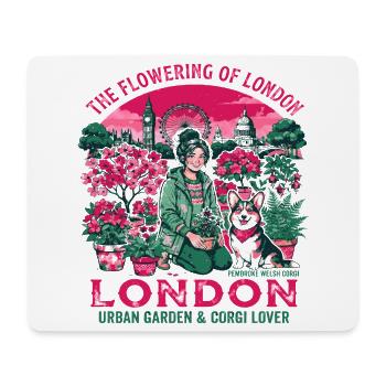 Pembroke : L’éclosion du jardin urbain de Londres - Tapis de souris (format paysage) - blanc - Devant