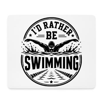 Schwimmer schwimmen Pool-fun Schwimm - Mousepad (Querformat) - Weiß - Vorne