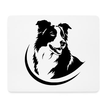 Hundeliebe - Mousepad (Querformat) - Weiß - Vorne