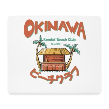 Okinawa Strandbar Illustration - Mousepad (Querformat) - Weiß - Vorne
