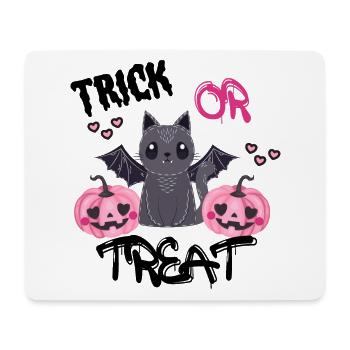 trick or treat Halloween Design - Vampire Cat - Mouse Pad (horizontal) - white - Front