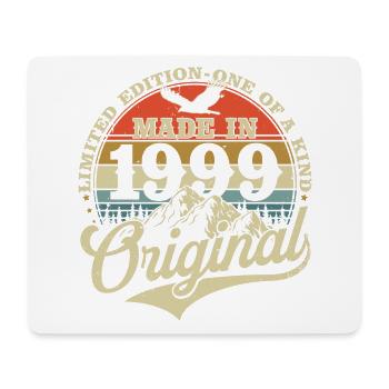 1999 Jahrgang geboren Vintage Geburtstag Geschenk - Mousepad (Querformat) - Weiß - Vorne