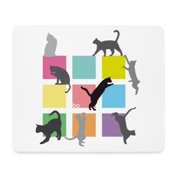 Cat Home2 - Bo-Grafik - Mousepad (Querformat) - Weiß - Vorne