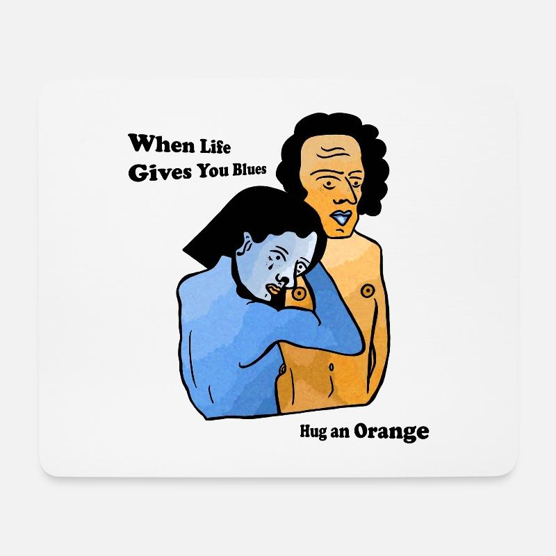 50 Shades of Awkward - Mousepad (Querformat) - Weiß