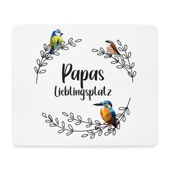 Dad's FAVORITE PLACE * great Father's Day gift - Mouse Pad (horizontal) - white - Front