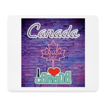Kanada, Ahornblatt. - Mousepad (Querformat) - Weiß - Vorne