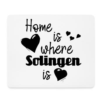 Zuhause in Solingen - Home is where Solingen is - Mousepad (Querformat) - Weiß - Vorne