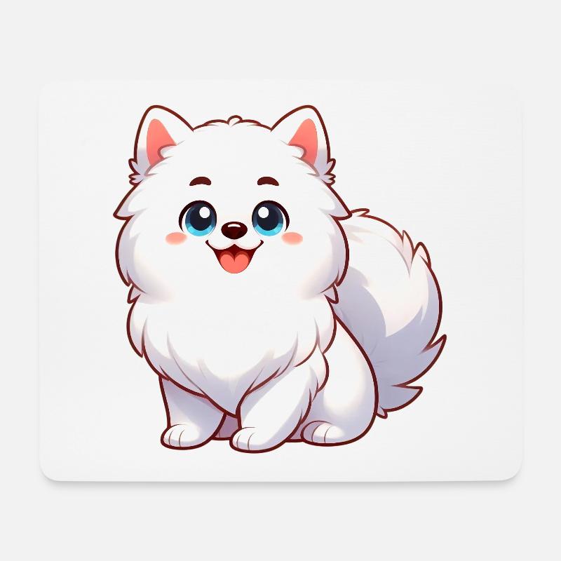 Spitz 4 - Mouse Pad (horizontal) - white